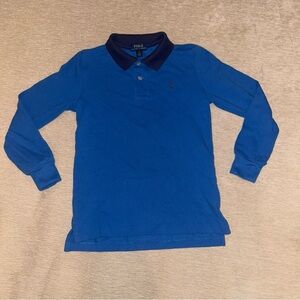 Polo by Ralph Lauren Kids Royal Blue Long Sleeve Polo